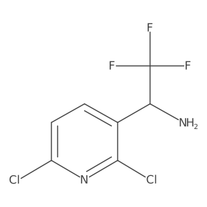 1-(2,6-Dichloropyridin-3-yl)-2,2,2-trifluoroethan-1-amine Structure