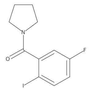 1-(5-Fluoro-2-iodobenzoyl)pyrrolidine结构式