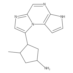 3-(3H-imidazo[1,2-a]pyrrolo[2,3-e]pyrazin-8-yl)-4-methylcyclopentanamine Structure