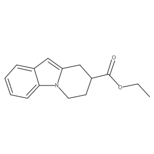 6,7,8,9-Tetrahydropyrido[1,2-a]indole-8-carboxylic acid ethyl ester结构式