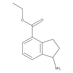 ethyl 1-amino-2,3-dihydro-1H-indene-4-carboxylate Structure