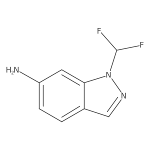 1-(difluoromethyl)-1H-indazol-6-amine结构式