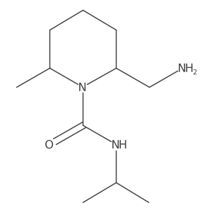 1-Piperidinecarboxamide, 2-(aminomethyl)-6-methyl-N-(1-methylethyl)-结构式