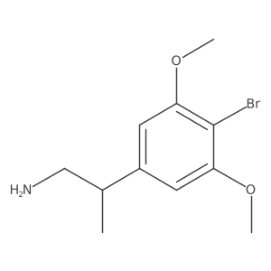 2-(4-Bromo-3,5-dimethoxyphenyl)propan-1-amine结构式