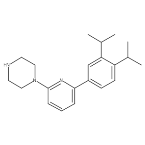 1-(6-(3,4-Diisopropylphenyl)pyridin-2-yl)piperazine结构式