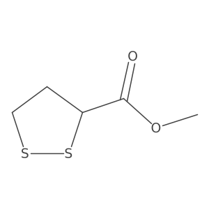 Methyl dithiolane-3-carboxylate结构式