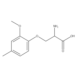O-(2-Methoxy-4-methylphenyl)-L-serine Structure