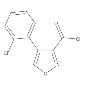 4-(2-Chlorophenyl)isoxazole-3-carboxylic acid Structure