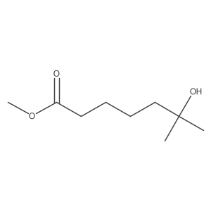 Methyl 6-hydroxy-6-methylheptanoate结构式