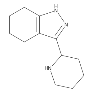 3-(piperidin-2-yl)-4,5,6,7-tetrahydro-1H-indazole结构式