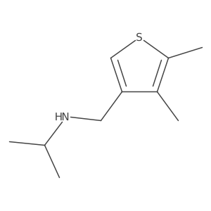 [(4,5-Dimethylthiophen-3-yl)methyl](propan-2-yl)amine Structure