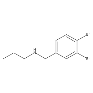 [(3,4-Dibromophenyl)methyl](propyl)amine结构式