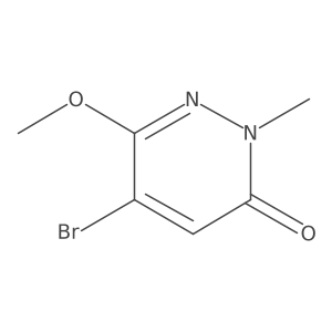 5-Bromo-6-methoxy-2-methyl-3(2H)-pyridazinone Structure