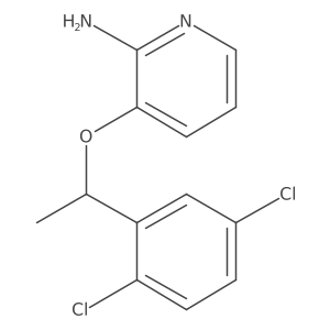 3-[1-(2,5-Dichlorophenyl)ethoxy]pyridin-2-amine Structure