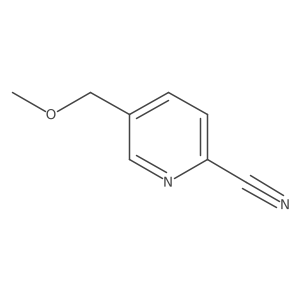5-(Methoxymethyl)picolinonitrile Structure