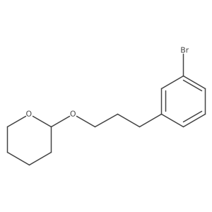 2-(3-(3-bromophenyl)propoxy)tetrahydro-2H-pyran Structure