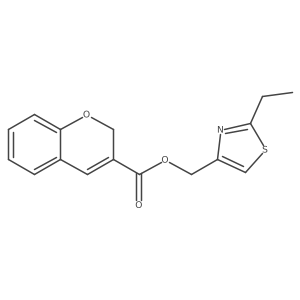 (2-Ethylthiazol-4-yl)methyl 2H-chromene-3-carboxylate Structure