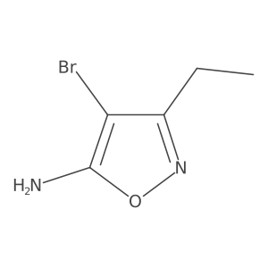 4-Bromo-3-ethylisoxazol-5-amine Structure