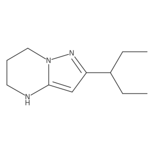 2-(Pentan-3-yl)-4H,5H,6H,7H-pyrazolo[1,5-a]pyrimidine Structure