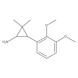 3-(2,3-Dimethoxyphenyl)-2,2-dimethylcyclopropan-1-amine结构式