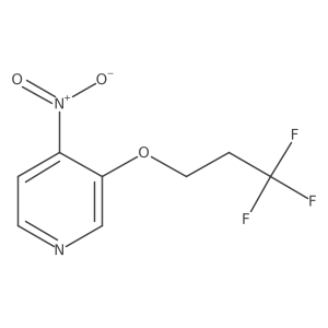 4-Nitro-3-(3,3,3-trifluoropropoxy)pyridine Structure