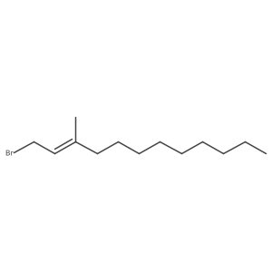 (E)-1-bromo-3-methyl-2-dodecene Structure