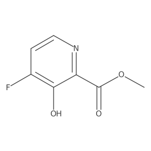 Methyl 4-fluoro-3-hydroxypicolinate结构式