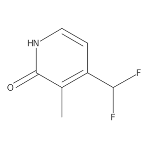 4-(Difluoromethyl)-3-methylpyridin-2(1H)-one结构式