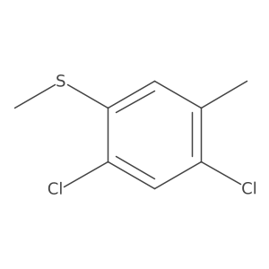 2,4-Dichloro-5-methylthioanisole结构式