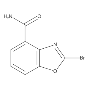 2-Bromobenzo[d]oxazole-4-carboxamide结构式