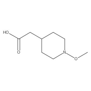 2-(1-Methoxypiperidin-4-yl)acetic acid Structure