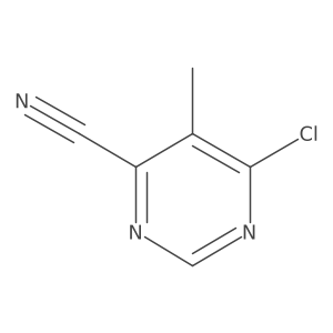 6-Chloro-5-methylpyrimidine-4-carbonitrile Structure
