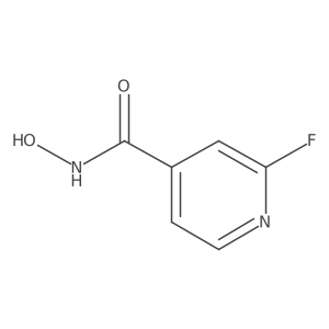 2-Fluoro-N-hydroxypyridine-4-carboxamide结构式