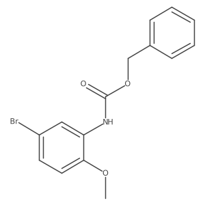 benzyl N-(5-bromo-2-methoxyphenyl)carbamate结构式