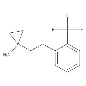 1-{2-[2-(Trifluoromethyl)phenyl]ethyl}cyclopropan-1-amine Structure