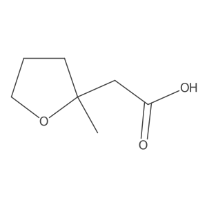 2-(2-Methyloxolan-2-yl)acetic acid结构式