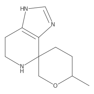 6'-Methyl-3,5,6,7-tetrahydrospiro[imidazo[4,5-c]pyridine-4,3'-oxane] Structure