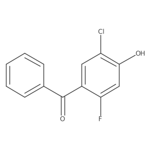4-Benzoyl-2-chloro-5-fluorophenol Structure
