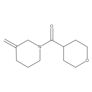 (3-methylenepiperidin-1-yl)(tetrahydro-2H-pyran-4-yl)methanone Structure