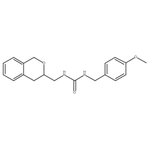 1-(Isochroman-3-ylmethyl)-3-(4-methoxybenzyl)urea Structure