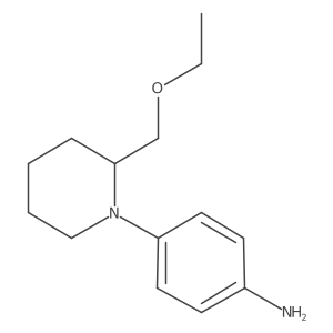 4-(2-(Ethoxymethyl)piperidin-1-yl)aniline Structure