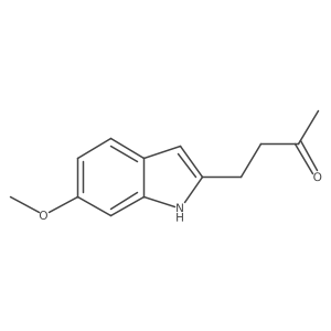 4-(6-methoxy-1H-indol-2-yl)butan-2-one Structure