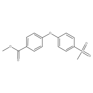 Methyl 4-[4-(methylsulfonyl)phenoxy]benzoate Structure