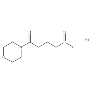 Sodium 4-(morpholin-4-yl)-4-oxobutane-1-sulfinate结构式