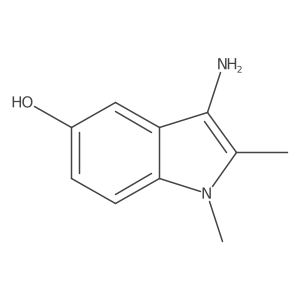 3-amino-1,2-dimethyl-1H-indol-5-ol结构式