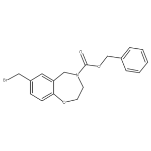 Benzyl 7-(bromomethyl)-2,3,4,5-tetrahydro-1,4-benzoxazepine-4-carboxylate Structure