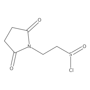 2-(2,5-Dioxopyrrolidin-1-yl)ethane-1-sulfinyl chloride结构式