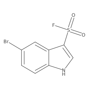 5-bromo-1H-indole-3-sulfonyl fluoride Structure