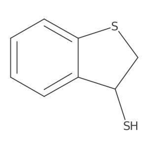 2,3-Dihydro-1-benzothiophene-3-thiol结构式