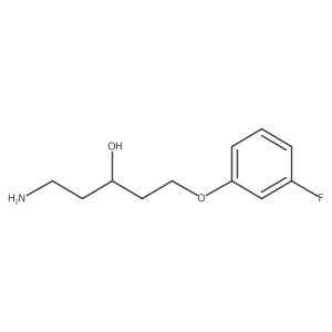 (3S)-1-amino-5-(3-fluorophenoxy)pentan-3-ol Structure